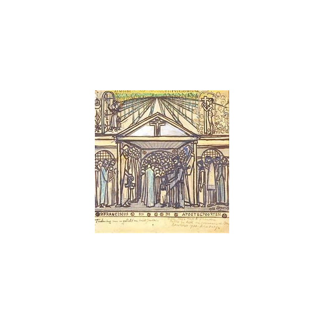 St. Francis and the gates of the apostles