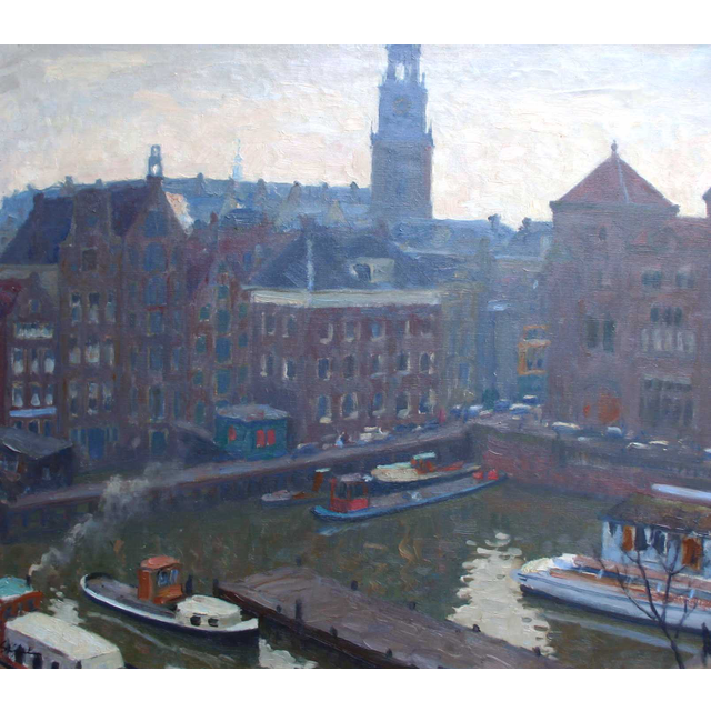 Damrak near the stock exchange