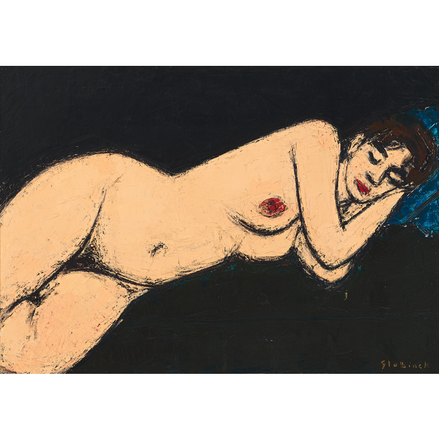 Liggende vrouw