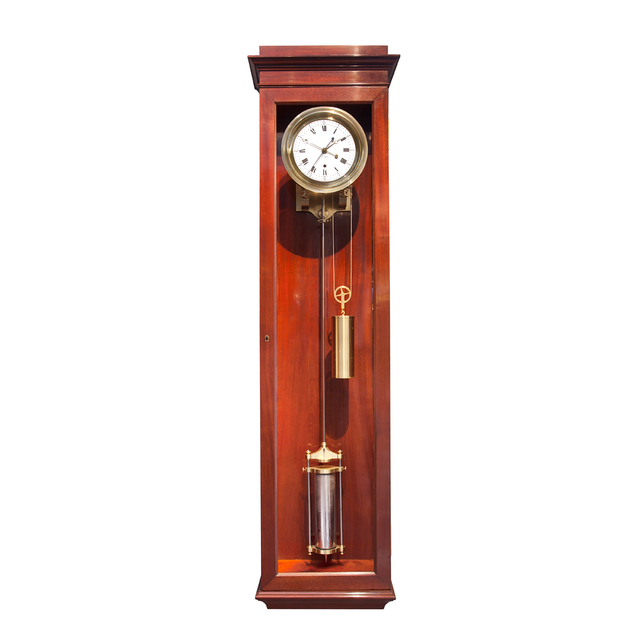 An attractive French mahogany wall regulator of month duration, attr. to Rodanet circa 1840.