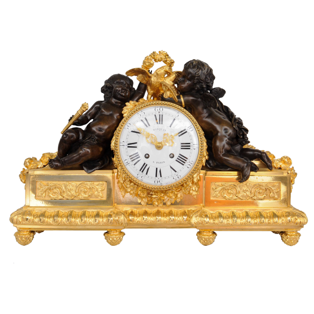 Impressive 19th century pendule, ca 1850