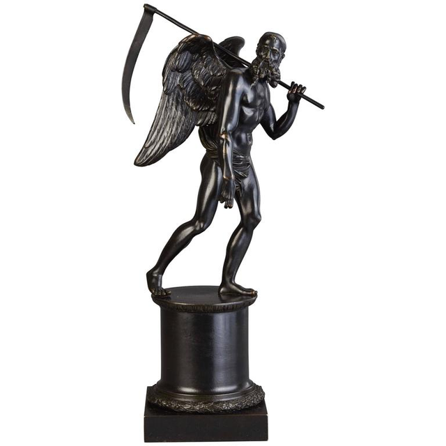 A bronze statue of KRONOS (Cronus), circa 1820