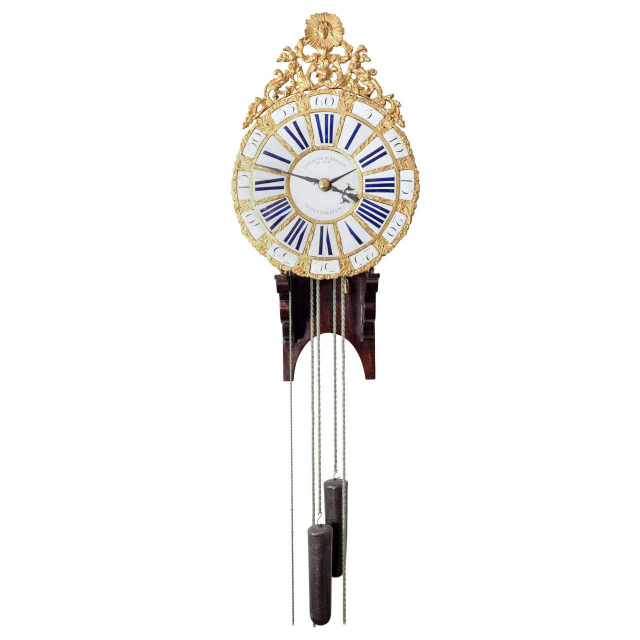 A Rare French Louis XV 8-day Lantern Clock, Lefebure A Fontainebleau circa 1740