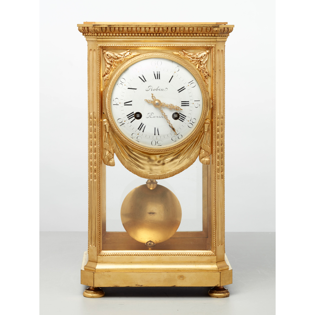 A fine French bronze ‘four glass’ table regulator by Robin, circa 1880
