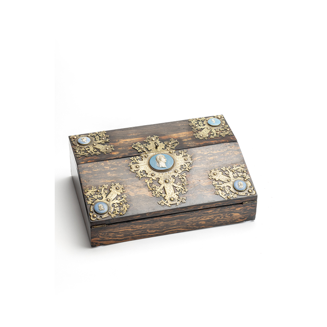A magnificent Victorian colonial coromandel writing travel desk