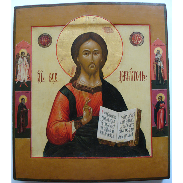 Christus Pantocrator, Russische ikoon, ikonen uit Rusland, iconen, Rusland, Russisch