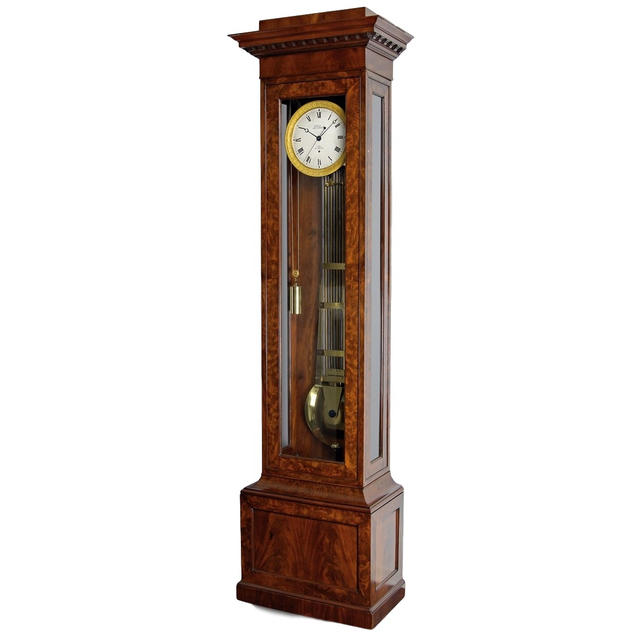 L17 Precision pendulum clock of 14 day duration, signed 'Le Paute a Paris'.
