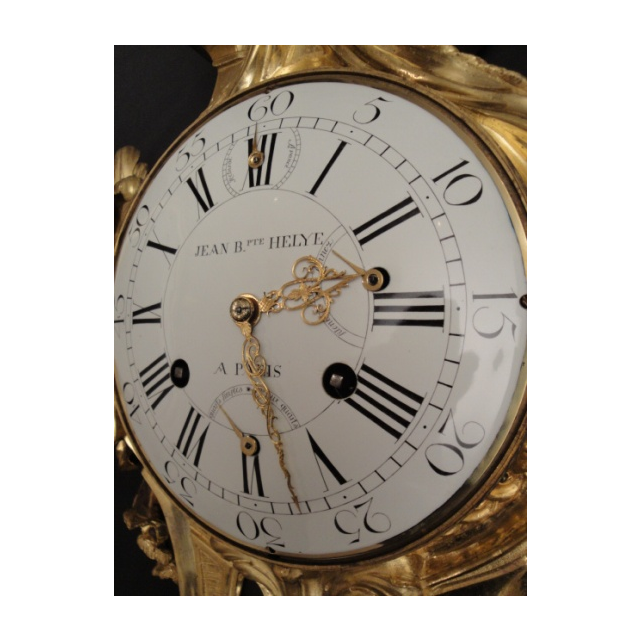 W26 Gilt bronze ormolu Cartel, double signature Jean Baptiste Helye - Paris, France