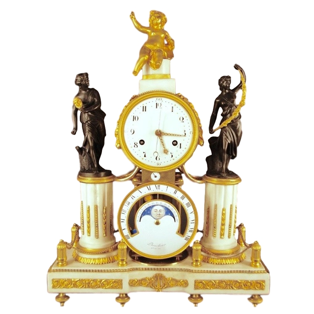 M34 pendule de manteau Louis XVI
