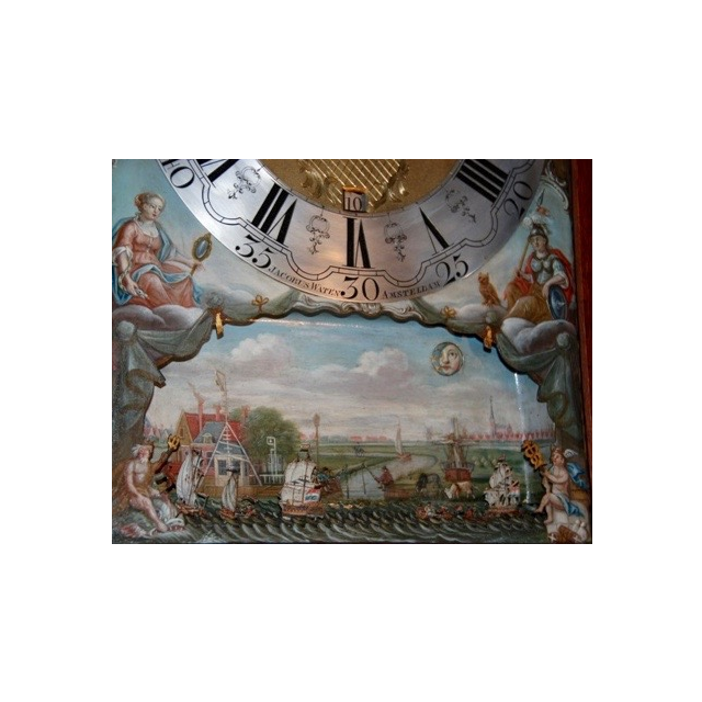 L03 Longcase clock with extensive automaton