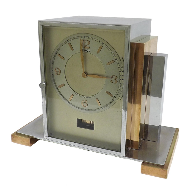M193 ATMOS TYPE 'MODERNE' PERPETUAL RARE CLOCK ART DECO