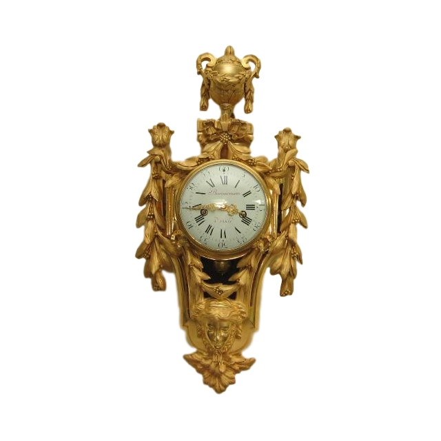 W20 Louis Seize Cartel clock. In superb original condition period gilding