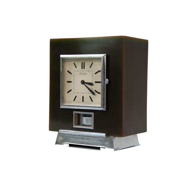 M198 Atmos clock in dark green, J.L. Reutter number 5013