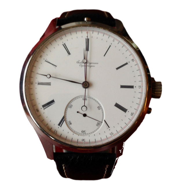 WAT08 New stainless steel Wristwatch with stopwatch, antique clockwork