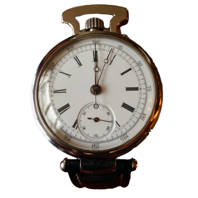 WAT09 Antique Ratrappante chronograph wristwatch