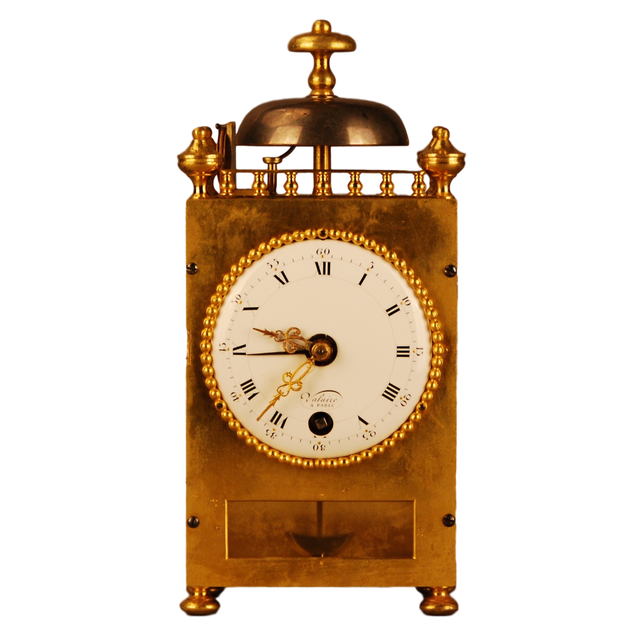 C04 French capucine travel alarm clock