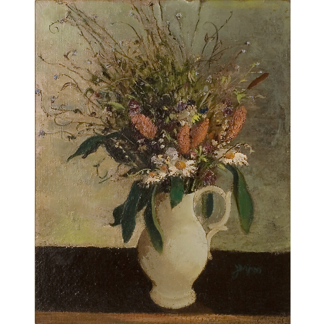 Floris Jespers - Flowers in White Vase