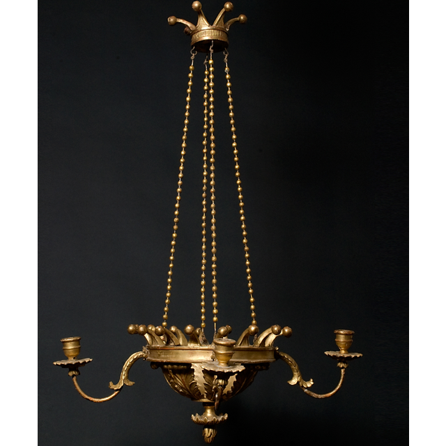 An Austrian Giltwood Four-light Chandelier