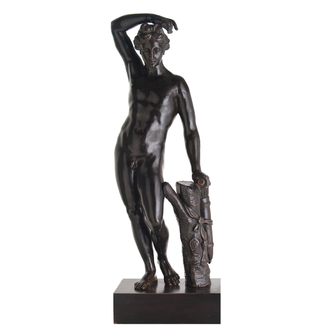 Early XVIIIth Century Bronze of a Standing Apolino