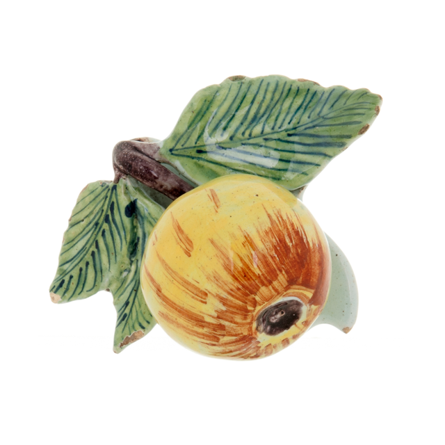 Fruit in Polychrome Dutch Delft Earthenware - Apple