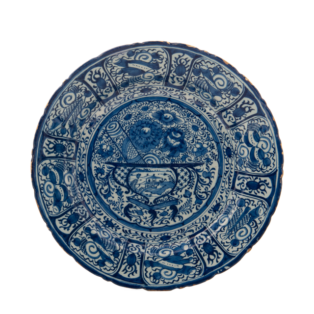 A Dutch Delft Blue and White Charger