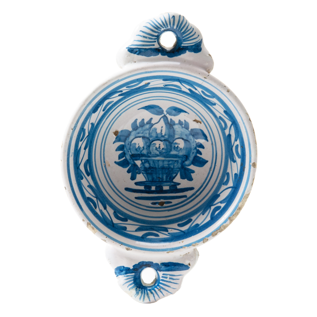 Majolica Bowl with Handles