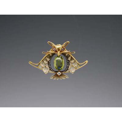 Broche in de vorm van een uil