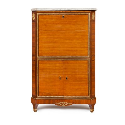 A French Louis Seize secretaire à abbatant