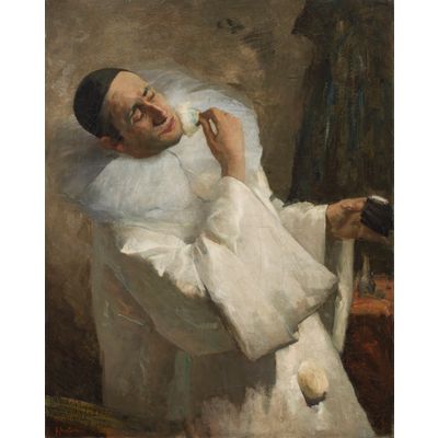 Portrait of a Pierrot (presumably Buziau)