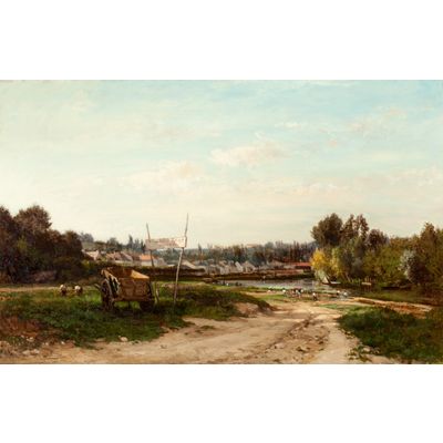 Landscape with Workers in a Field