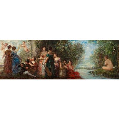 Musiciens dans un parc