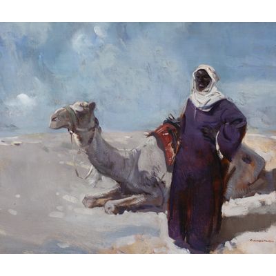 Touareg with a Dromadery