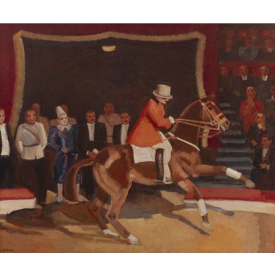 KEES MAKS (1876-1967) – CIRCUS DIRECTOR JEAN HOUCKE IN THEATER CARRÉ AMSTERDAM