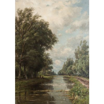 Fishermen by the Canal