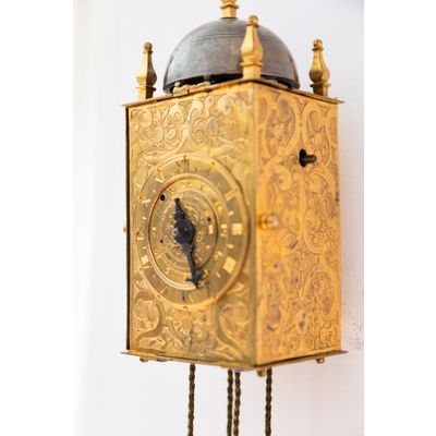 A fine miniature renaissance wall clock, South Germany, ca. 1600.