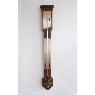 French Stick Barometer circa 1830 signed Vincent CHEVALIER ainé, Paris.