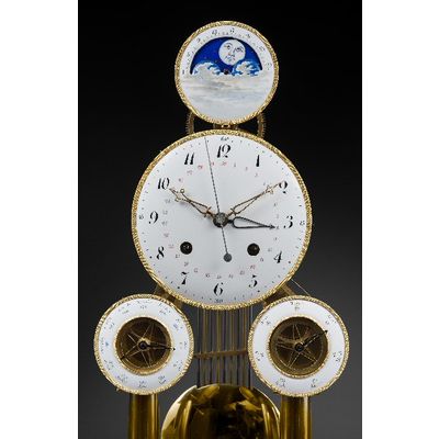 SOLD An important and fine multi-dial skeleton clock by Hubert Sarton à Liège, circa 1810.