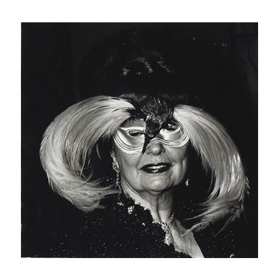 Woman in a Birdmask, NYC 1967