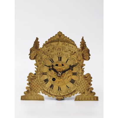 An Austrian engraved 'zappler' wall timepiece, Weltz S. Pölten, circa 1780