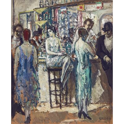 Aan de bar in Maxim's parijs