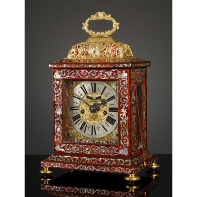 German Louis XIV table clock