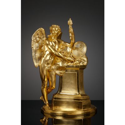 Viennese bronze Louis XVI statue, Personification of March