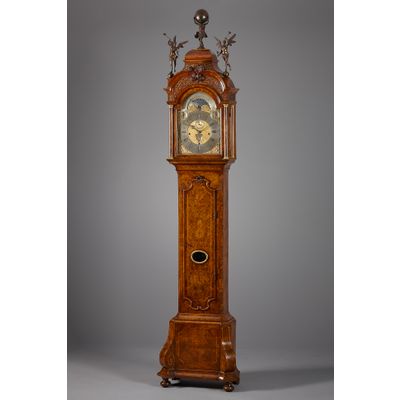 Dutch musical longcase clock, Amsterdam, Paulus Bramer