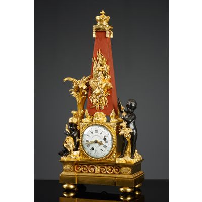 French Louis XVI pendule after a design by Vion