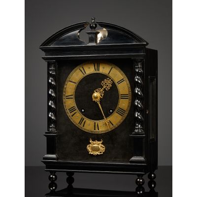 Dutch The Hague table clock, Johannes van Ceulen