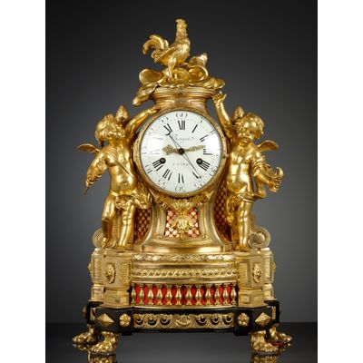 French Louis XVI Musical Mantel Clock