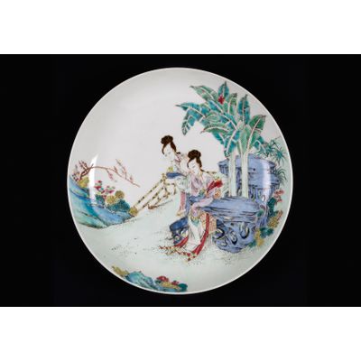 Chinees famille rose schaaltje met decor van Lange Lijzen, China, Yongzheng