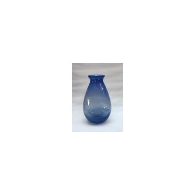 A.D. Copier, Leerdam Unica, Transparant blue vase, 1946