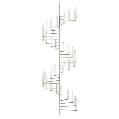 POUL KJAERHOLM, model PK 101, candlestick, produced by Kold Christensen