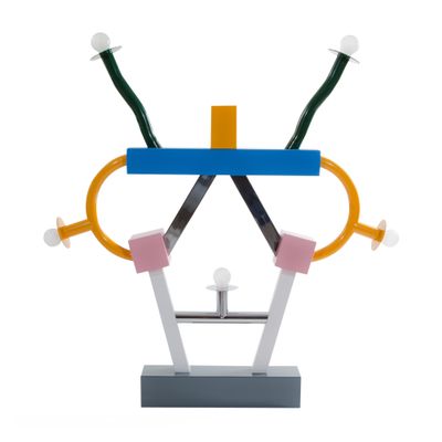 Ettore Sottsass (Innsbruck 1917 - 2007 Milan), Ashoka, sculptural light object. Designed in 1981 for the Memphis group. Early edition.
